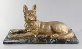 Chien Policier by Demetre Chiparus, bronze, sold Jun 2017