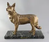 Chien Policier by Demetre Chiparus, bronze, sold Jun 2017