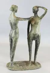 Sisters by David Wynne, bronze, sold Jun 2017