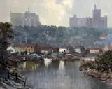 Untitled by Will Longstaff, oil on canvas, sold Jun 2017