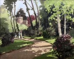 Untitled by Tom Campbell, oil on canvas, sold Jun 2017