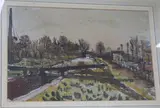 Loch gates by George Hooper, ink and watercolour, sold Jun 2017