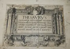 Thesaurus sacriarum historiaum Veteris Testa, incomplete engravings by Gerord de Jede, print (other), sold Jun 2017