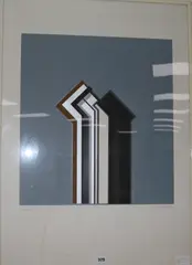 Passninglin by Michael Hale, screenprint, sold Jun 2017
