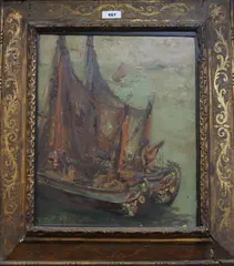 Venice, 50 x 42cm by Margaret Moscheles, oil, sold May 2017