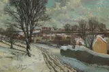 Untitled by Arthur Bateman, oil on canvas, sold May 2017