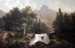 Untitled by Albert Lang, oil on canvas, sold May 2017