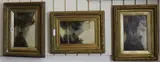 Landscape and two others by the same hand by George Willis-Pryce, oil on canvas, sold May 2017
