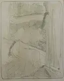 LithographYvette Guilbert Saluant le PublicRedfern Gallery by Henri de Toulouse-Lautrec, oil, sold Apr 2017