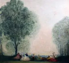 Untitled by William George Robb, oil on canvas, sold Apr 2017