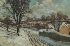 Untitled by Arthur Bateman, oil on canvas, sold Apr 2017