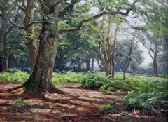 Untitled by Frederick Golden Short, oil on canvas board, sold Apr 2017