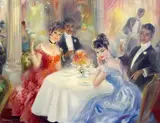 The Toast'signed and inscribed verso14 x 18in by John Strevens, oil on canvas, sold Apr 2017
