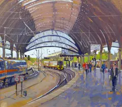 Untitled by Ian Cryer, oil on board, sold Apr 2017