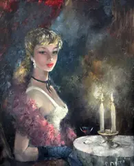 Untitled by Paul Morró, oil on canvas, sold Apr 2017
