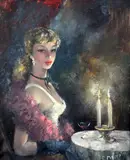 Untitled by Paul Morró, oil on canvas, sold Apr 2017