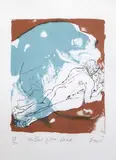 The Book of the Dead'signed in pencil, 19/3022.25 x 15in by Elisabeth Frink, lithograph, sold Apr 2017