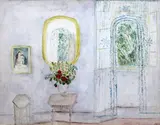 A bouquet of flowers at Dubrovnik by Hilda Carline, 1933, watercolour, sold Apr 2017