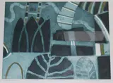 Untitled by John Brunsdon, etching, sold Apr 2017