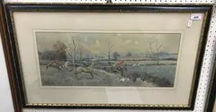 The Atherstone (North) from Atterton Covert 1931 by Frank Algernon Stewart, watercolour, offered Feb 2025