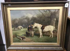 Easton Park 1884 by John Duval, oil on canvas, sold Feb 2025