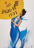 Bagni Rimini by René Gruau, Offset, Stampa Garattoni, Rimini, sold Sep 2026