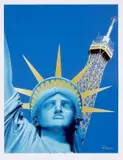 New York Liberty Statue by Razzia, Offset, unknown printer, sold Sep 2026