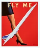 Fly me / Air France by Razzia, Offset, unknown printer, sold Sep 2026