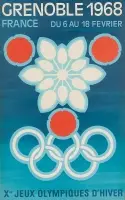 Grenoble / Xe Jeux Olympiques d'Hiver by Anónimo, Offset, Imp, sold Sep 2026