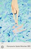 Olympische Spiele Muenchen by David Hockney, 1972, Offset, Edition Olympia 1972, printed in Germany, sold Sep 2026