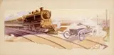 Coupe Vanderbilt by Ernest Montaut, Color lithograph, MM, Paris, sold Sep 2026