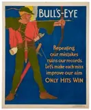 Bull's-eye by Willard Frederic Elms, Color lithograph, Mather&Company, printed in USA, sold Sep 2026