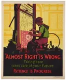 "Almost Right" is wrong by Frank Beatty, Color lithograph, Mather&Company, printed in USA, sold Sep 2026