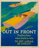 Out in front by Frank Beatty, Color lithograph, Mather&Company, printed in USA, sold Sep 2026