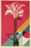 AR-15 Llily by Shepard Fairey, Offset, unknown printer, sold Sep 2026