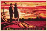 Sunsets are to die for by Shepard Fairey, Offset, unknown printer, sold Sep 2026