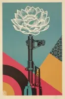 AK-47 Lotus by Shepard Fairey, Offset, unknown printer, sold Sep 2026
