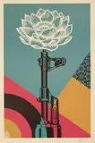 AK-47 Lotus by Shepard Fairey, Offset, unknown printer, sold Sep 2026