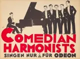 Comedian Harmonists by Friedl Dicker-Brandeis, Color lithograph, unknown printer, sold Sep 2026