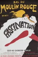 Bal du Moulin Rouge / Fascination by René Gruau, Offset, Cinemato, Paris, sold Sep 2026