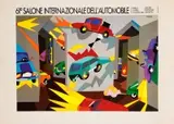 61° Salone internazionale dell'automobile by Ugo Nespolo, Offset, unknown printer, sold Sep 2026
