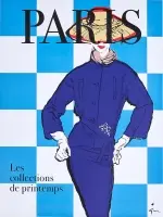 Paris / Les collections de printemps by René Gruau, Offset, printer unknown, sold Sep 2026