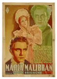 'Maria Malibran' starring Maria Cebotari and Rossano Brazzi by Luigi Martinati, Color lithograph, Graf, sold Nov 2025