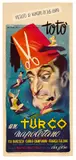 Playbill for 'Un turco napoletano' starring Totò by Lorenzo Nistri, Offset, Roggero & Tortia, Torino, sold Nov 2025