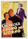 'L'homme du jour' starring Maurice Chevalier by Giulio Ferrari, Color lithograph, unidentified printer, sold Nov 2025