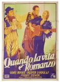 'When a man loves a woman' starring Grace Moore by Anselmo Ballester, Color lithograph, APE, Roma, sold Nov 2025