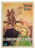 'The Garden of Allah' starring Marlene Dietrich and Charles Boyer by Luigi Martinati, Color lithograph, I, sold Nov 2025
