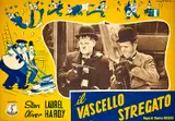 Lobby cards for 'Live Ghost' starring Stan Laurel and Oliver Hardy by Enrico De Seta, Offset, Vecchioni & Guadagno, Roma, sold Nov 2025