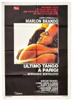 'Ultimo tango a Parigi' directed by Bernardo Bertolucci, starring Marlon Brando by Armando Testa, Offset, Litospes, Roma, sold Nov 2025