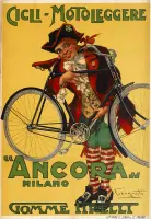 Cicli “Ancora” Milano by Plinio Codognato, Color lithograph, Lit, sold Mar 2025